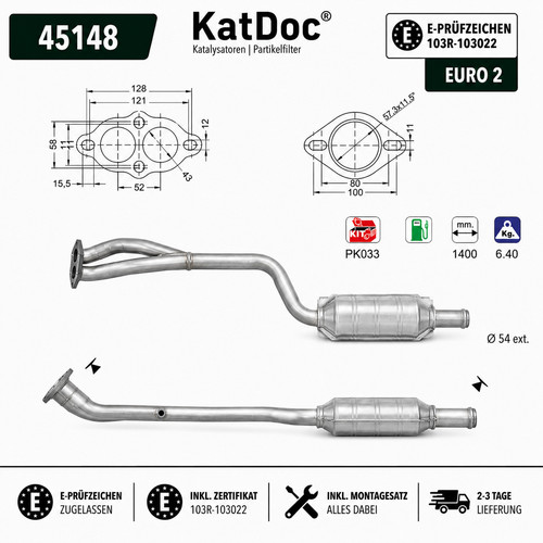 Katalysator bmw 3er e36 - bmw,
