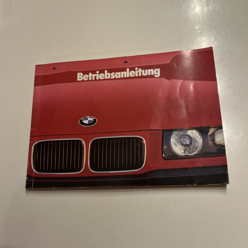 Betriebsanleitung bmw e36 - bmw,