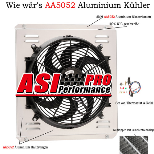 Kühler aluminum shroud fan - aluminum,